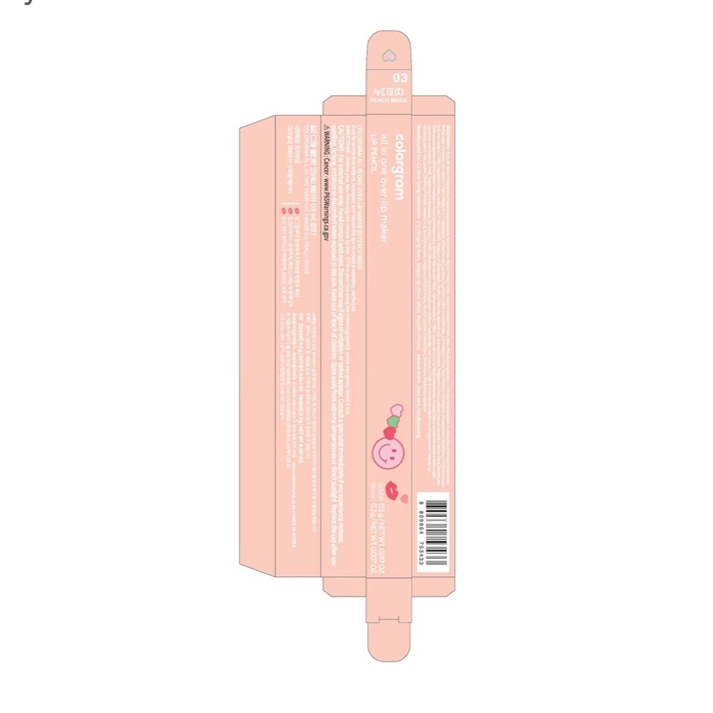 colorgram All In One Overlip Maker - 03 Peach Beige - Picture 9 of 9
